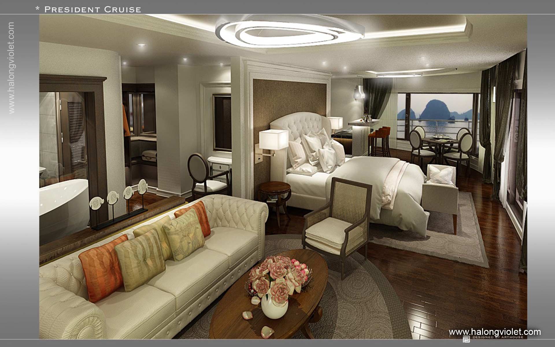 President Cruise: Luxury 5-Star Overnight Cruise in Halong Bay