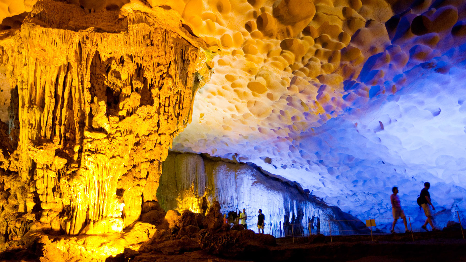 Exploring Hang Sung Sot Cave
